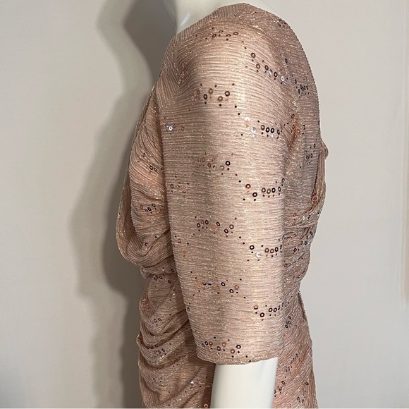 Talbot Runhof
One-Shoulder Sequin Voile Gown - Picture 10 of 16